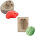 2PCS Halloween Heart and Brain Silicone Molds - DIY Human Organ Fondant Mould for Cake, Candy, Biscuit, Kitchen Tools