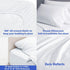 Set 4 100% 16 Inch Mattress-Homes RV King Sheet Piece, Long Staple Cotton Sateen Sheets, RV Camper Sheets RV King Size