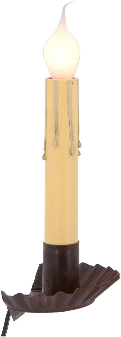 Irvins Tinware Crimped Window Sill Light - Rustic Tin