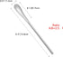 5Inch/12.8cm Coffee Stirrers Spoon,Silver Stainless Steel 304# Coffee Stir Sticks,Round Solid Handle Cocktail Beverage Iced Tea Stirring Stick,Drink Mixing Spoon,Set of 4