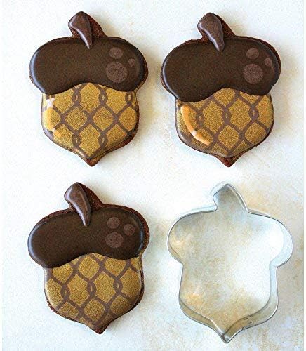 Acorn Woodland Cookie Cutter, 3.5", Made in USA by Ann Clark