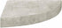 Set 2 vidaXL Wall Corner Shelf of Concrete Grey Honeycomb MDF, Metal