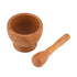 Premium Manual Mortar and Pestle Set, PP Pestle & Mortar Spice Grinder, Kitchen Bowl Smashing Tools (Wood Color)