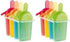 AMBSS SYS 8 pack - Frozen Ice Popsicle Mold Set with Slurping Straw Drip