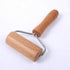 Lasenersm 1 Piece 9.5cm Wide Wooden Pastry Pizza Roller Brayer for Baking and 5D Diamond-Paint Art