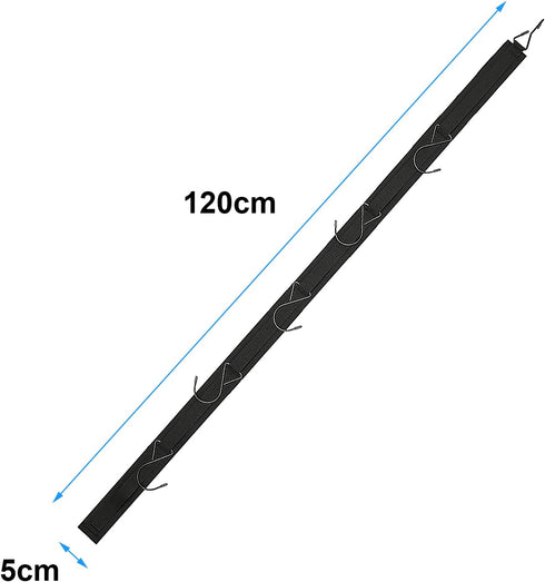 Hockey Hanger Portable Drying Rack - 5 Hooks for Home and Outdoor Use in Ice Hockey, Skating, Football, Camping