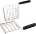 TOASTER BUDDIES - 2-Piece Toaster Basket, Sandwich Racks, Compatible with Most Pop-Up Toasters, Black