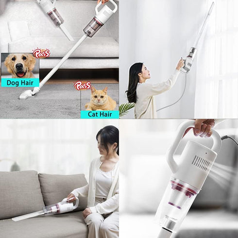Corded Stick Handheld Vacuum Cleaner with 26ft Cord, Electric Broom for Pet Hair and Hardwood Floor Cleaning