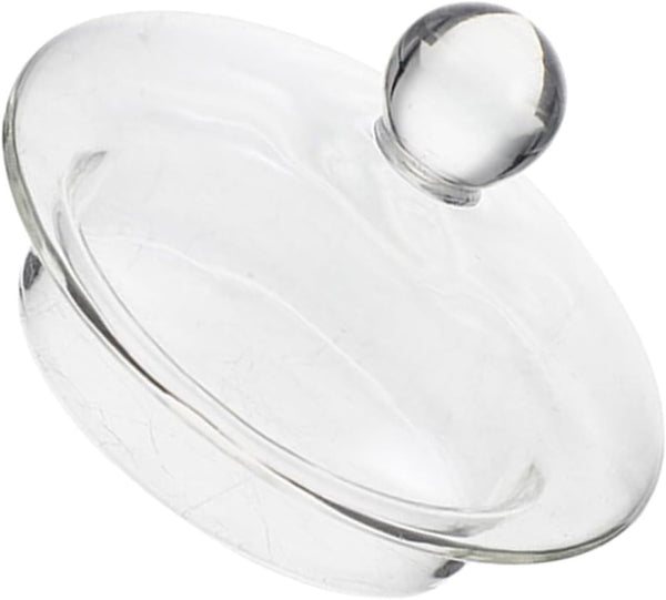 Small Glass Teapot Lid, Clear Replacement Caps for Tea Steeper, Kettle Lid, and Tea Set Cover