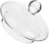 Small Glass Teapot Lid, Clear Replacement Caps for Tea Steeper, Kettle Lid, and Tea Set Cover
