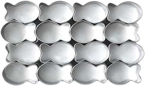 Mini Tiny Goldfish Cracker Cookie Cutter Mold - Baked Fish Shaped Maker for Kids Gluten Free DIY