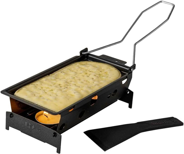 Boska Milano Raclette Grilling Set - Partyclette To Go Set for Cheese, Meat, Fish, and Vegetables, Portable