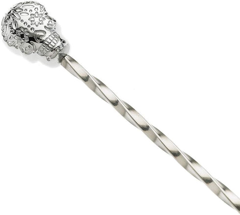 Barfly 13-Inch Bar Spoon with Sugar Skull End