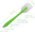 Silicone Spatula Set of 4, Heat Resistant Flexible Spatula 450F, Food Grade Kitchen Utensils