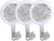 Kitchen Ultra-Fine Nylon Mesh Strainer, Plastic Sieve Filter Spoon Set of 3 for Soy Milk Coffee Yogurt Juice