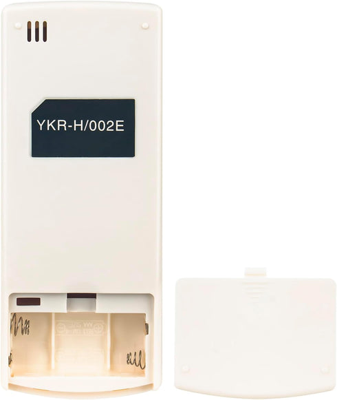 YKR-H002E Replacement Remote Control for AUX Air Conditioner, Fits YKR-H/008, YKR-H/009, YKR-H/888, YKR-H/006E