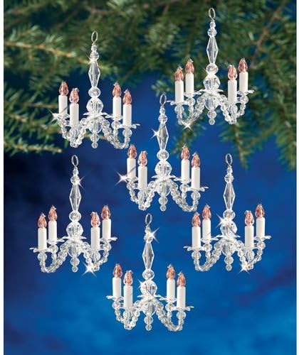 BOK-5932 The Beadery Holiday Beaded Ornament Kit, Christmas Chandeliers