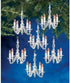 BOK-5932 The Beadery Holiday Beaded Ornament Kit, Christmas Chandeliers