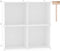C&AHOME Cube Storage Organizer, 4-Cube Shelves Units, Closet Cabinet, DIY Plastic Modular