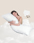 ZonLi Body Pillows for Adults, Quilted Long Pillow for Bed, Body Pillow