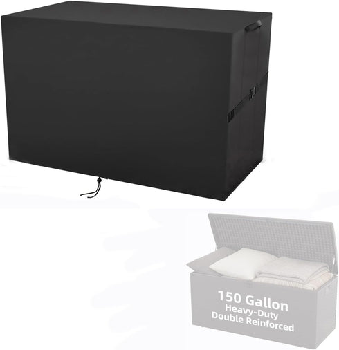 Deck Box Cover for Ortus Collective 150 Gallon Deck Box, Double Layer