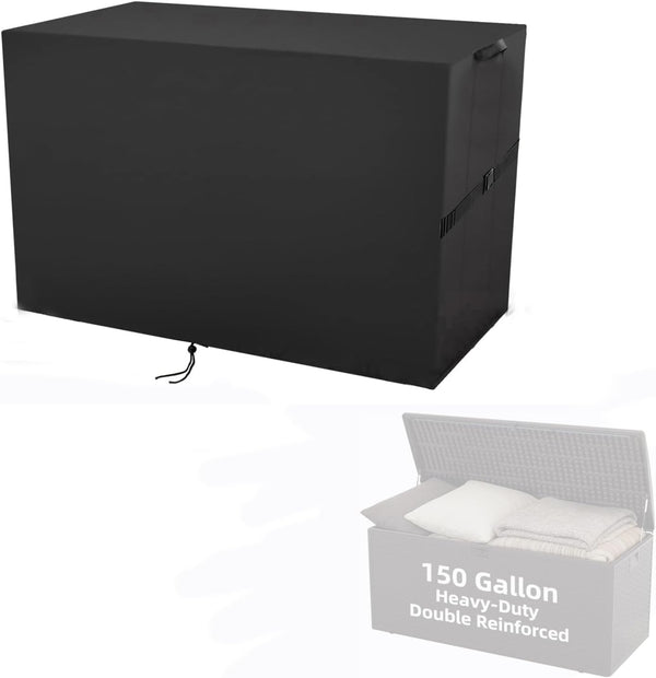 Deck Box Cover for Ortus Collective 150 Gallon Deck Box, Double Layer