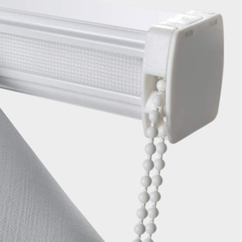 FQTANJU 10 Yards Roller and Roman Shade Blind Beaded Chain Cord, White Plastic Repair for Roller Blinds