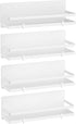 Magnetic Spice Rack, Moveable Magnetic Shelf Organizer for Kitchen, 4 Packs for Refrigerator and Microwave Storage