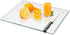 Tempered Glass Cutting Board for Kitchen, Clear Glass Board, Heat Resistant, Non-Slip Feet, 12x16"