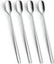 Long Handle Ice Tea Spoons - 9.1-Inch Tea/Coffee/Ice Cream Spoon - Stainless Steel Mixing Spoons, Set of 4