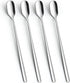 Long Handle Ice Tea Spoons - 9.1-Inch Tea/Coffee/Ice Cream Spoon - Stainless Steel Mixing Spoons, Set of 4