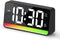ALANAS 7" Large Digital Alarm Clock with RGB Color Changing Night LightDual Alarms,