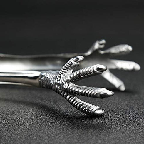 Bar Ice Hockey Special Eagle Claw Shape Serving Tongs, Ice Tongs