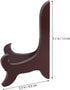 Small Easel Stand for Display, Wooden Plate Stands for Decorative Dish, Tabletop Bowl Display Stand