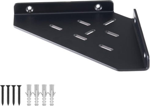 YUjieSTC Corner Shelf, 3.0mm Aluminum Alloy Corner Shelf Wall Mounted, for Bathrooms,Offices, Bedrooms,Kitchens,Dorm