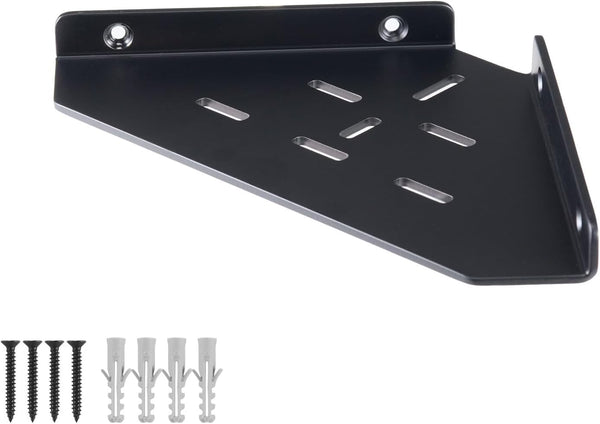 YUjieSTC Corner Shelf, 3.0mm Aluminum Alloy Corner Shelf Wall Mounted, for Bathrooms,Offices, Bedrooms,Kitchens,Dorm