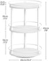Set 2 3-Tier Countertop, SR23L2WW YATINEY Spice Rack, of Lazy Susan Organizer, Turntable Organizer For Cabinet, Compact