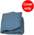 Extra Soft Stuffed Animal Storage Bean Bag Cover (No Filler), Cotton Linen Memory Foam Replacement Cover for Adults,