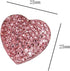 6 Pieces Refrigerator Magnets Heart Shaped Fridge Magnets Rhinestone Decorative Fridge Magnets for Office Cabinet Kitchen Whiteboard Photos, Multicolor