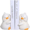 Cute Hug Ducks Decorative Bookends, Unique Book Ends to Hold Books Creative