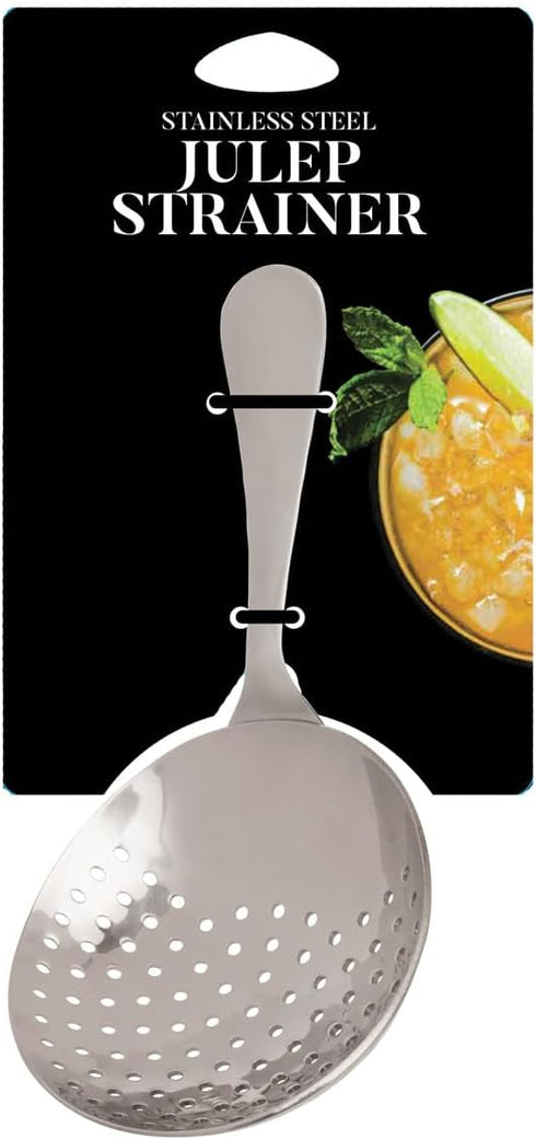 HIC Kitchen Bar Julep Strainer, 18/8 Stainless Steel