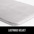 GORILLA GRIP Memory Foam Bath Rugs, Soft Absorbent Velvet Bathroom Mats, Machine Washable, 30x20 Light Gray