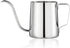 PARACITY Pour Over Kettle, Gooseneck Spout Coffee Tea Pot 12OZ for Camping Coffee Maker, Stainless Steel
