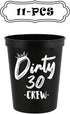 It Is My Dirty 30 Years Old Crew Cup, Stadium Party Cup for 30th Birthday Decorations