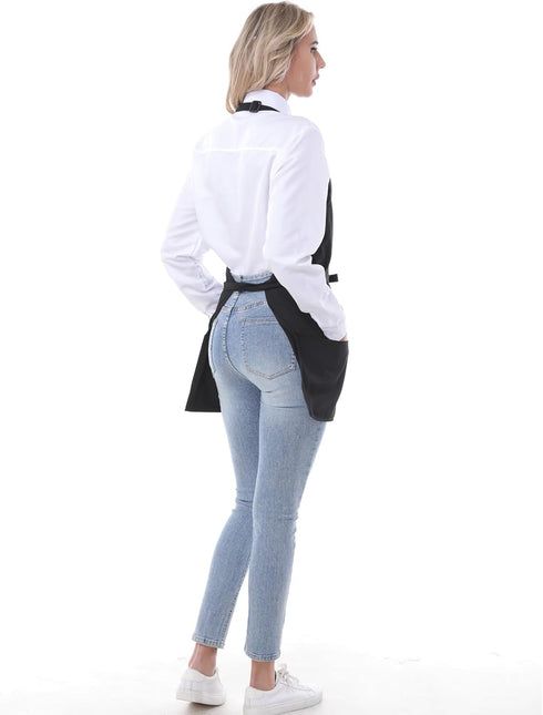 Chef Apron for Men and Women with Pockets - Aprons for Cooking and Serving