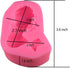 OBTANIM Silicone Mermaid Fondant Mold, Cute 3D Sleeping Baby Girl Mould for Cake Topper DIY Decoration Baking Tool