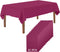Mountclear Disposable Plastic Tablecloths for Parties, Pack of 12, 54x108” Rectangle for Events