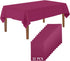 Mountclear Disposable Plastic Tablecloths for Parties, Pack of 12, 54x108” Rectangle for Events