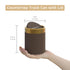 Countertop Top,0.4 DeskCarOfficeKitchen,1.5L Trash Can with Lid for Desk Gallon Stainless Steel Mini Trash Can