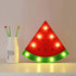 GUOCHENG Watermelon Marquee Light Decor Light LED Night Light Battery Operated Night Table Lamps for Nursery Children